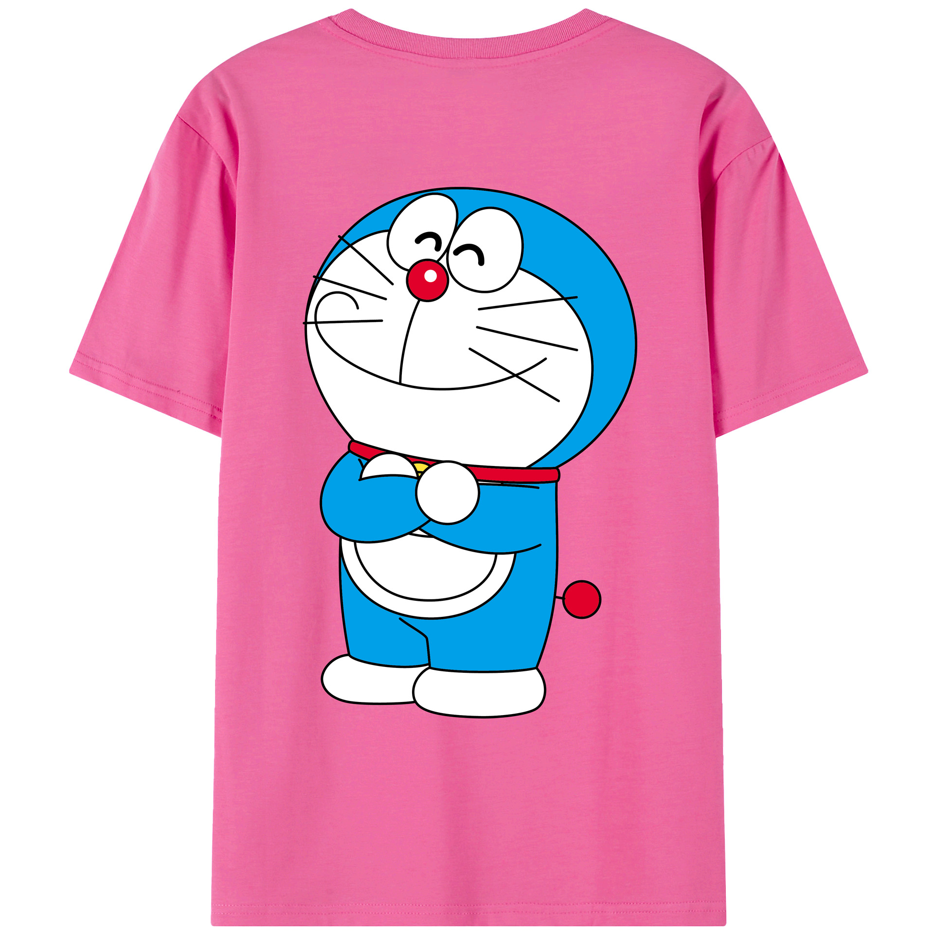 （画像用） ドラえもん Doraemon レディース半袖Tシャツ(バックプリント)